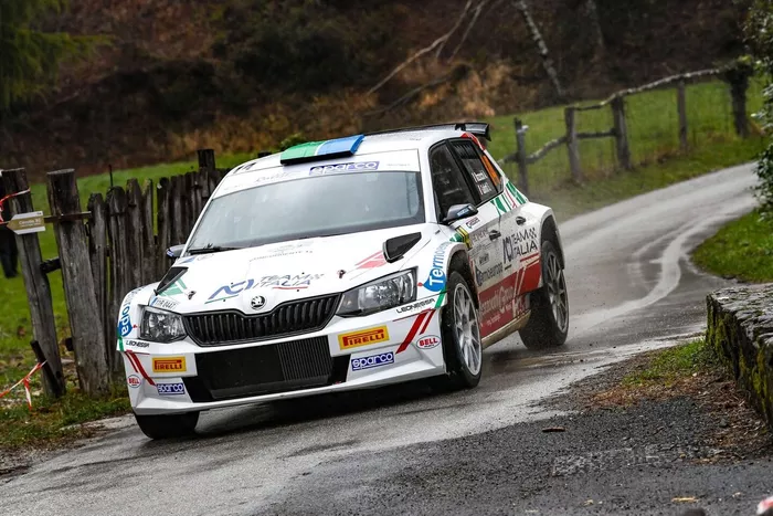Andrea Mazzocchi, Silvia Gallotti, Leonessa Corse, Skoda Fabia Rally2 Evo