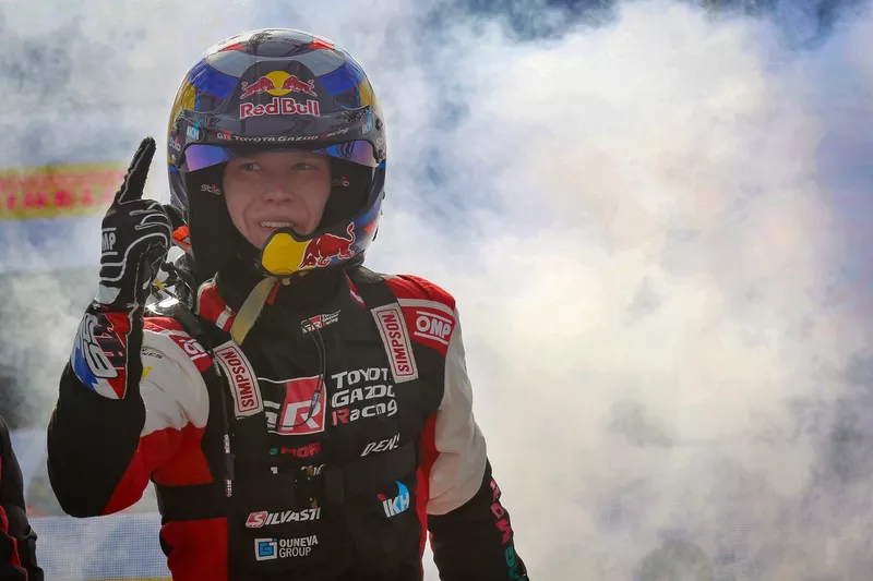 Ganador Kalle Rovanperä, Jonne Halttunen, Toyota Gazoo Racing WRT Toyota Yaris WRC
