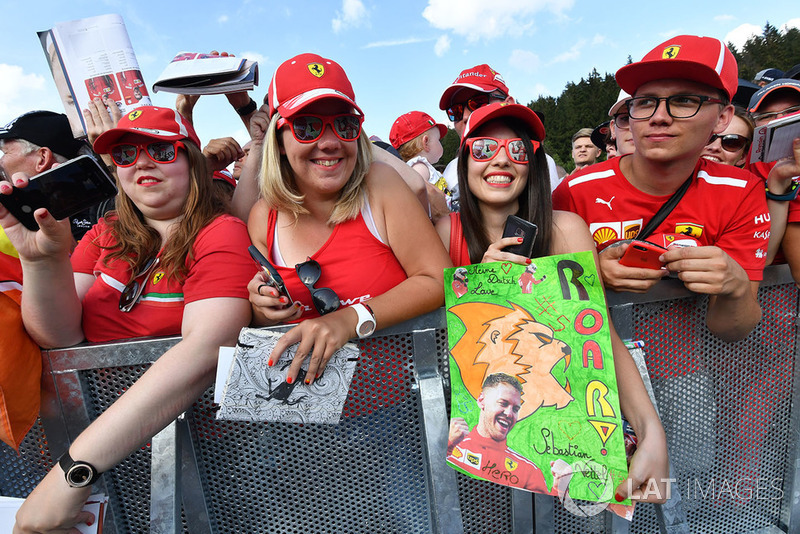 A Belga Nagydíj rajongói - F1 2018