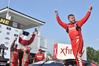 Justin Allgaier, JR Motorsports, Chevrolet Camaro BRANDT Professional Agriculture celebrates his win