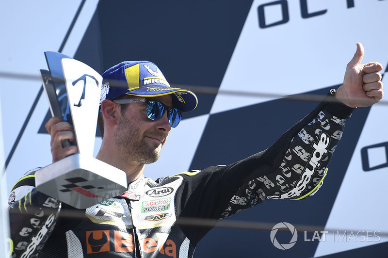 Подіум: третє місце Кел Кратчлоу, Team LCR Honda