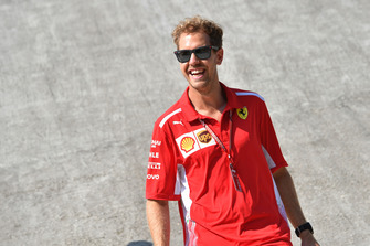 Sebastian Vettel, Ferrari Monza oval virajında