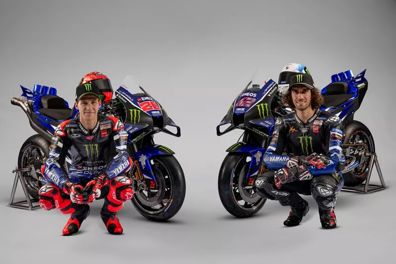 Fabio Quartararo et Alex Rins avec la Yamaha 2026