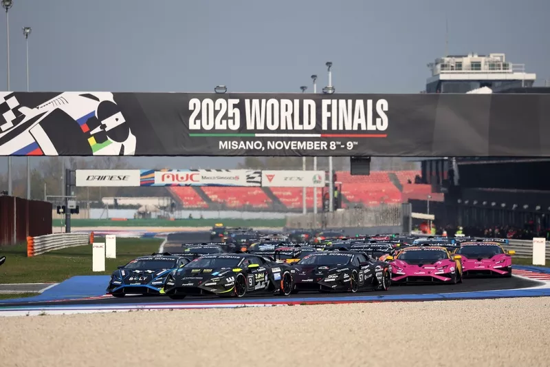 La partenza di Gara 2, Lamborghini Super Trofeo Europe