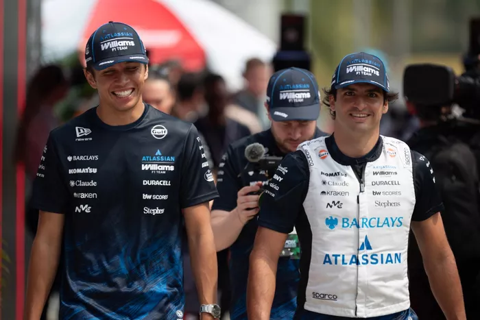 Alexander Albon, Williams; Carlos Sainz, Williams