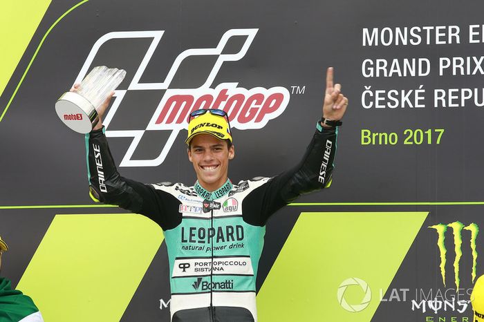 Podium: ganador, Joan Mir, Leopard Racing