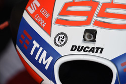 Sicker on Lorenzo's Ducati paying tribute to Angel Nieto