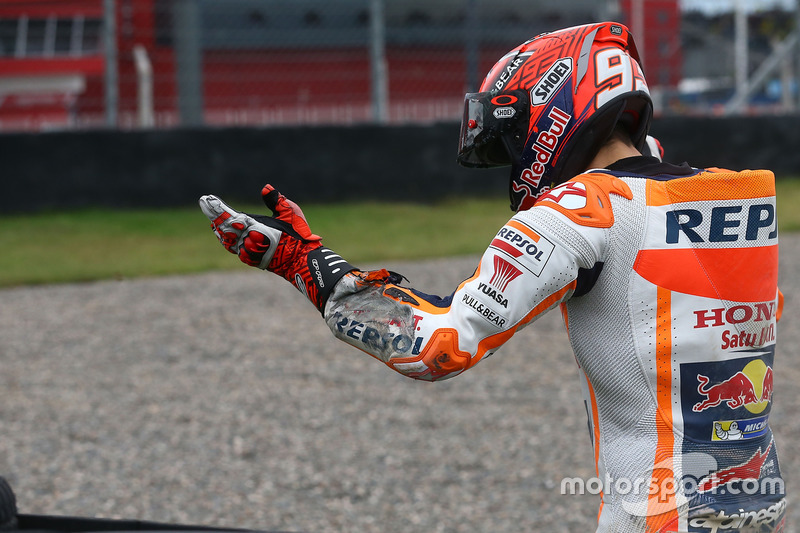 Marc Marquez, Repsol Honda Team, crash