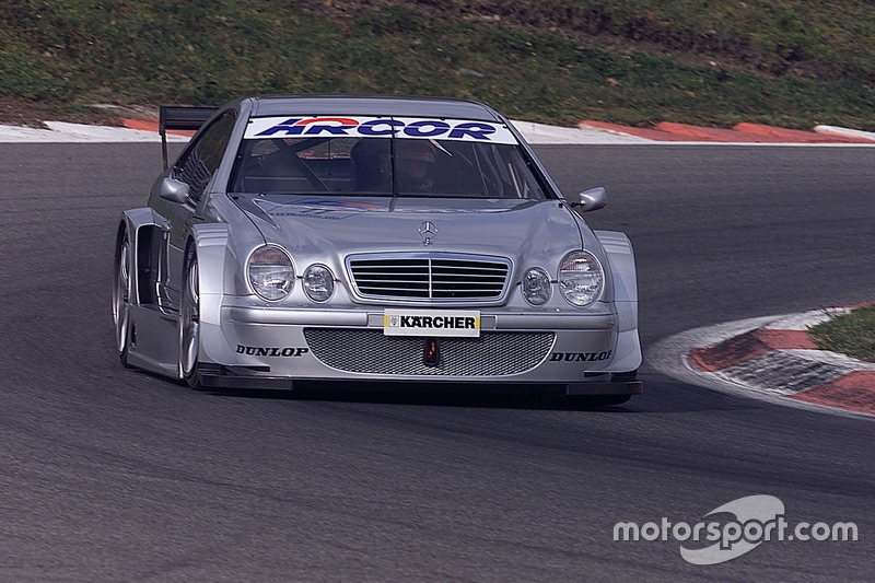 Bernd Schneider and Klaus Ludwig, tested the new Mercedes CLK, HWA AG