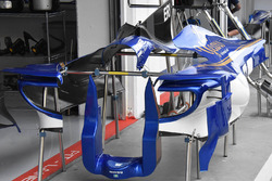 Sauber C36: le sezioni della carrozzeria