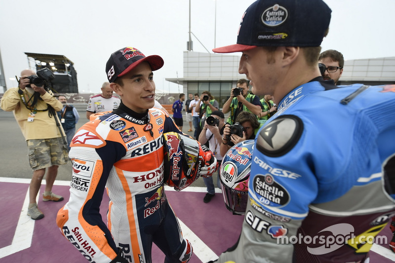 Марк Маркес, Repsol Honda Team; Джек Міллер, Estrella Galicia 0,0 Marc VDS