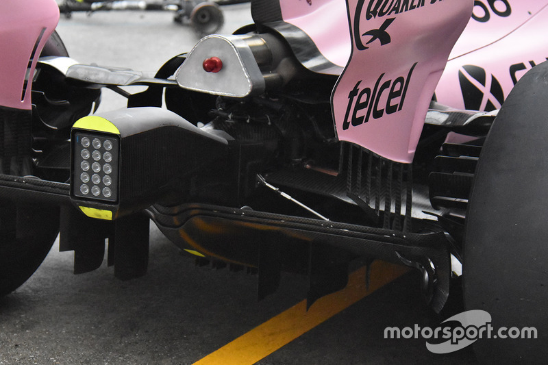 Force India F1 VJM10: Diffusor