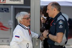 Bernie Ecclestone, Franz Tost, Team Principal Scuderia Toro Rosso