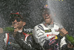 Le vainqueur Mattias Ekström, EKS, Audi S1 EKS RX Quattro, Timo Scheider, MJP Racing Team Austria, Ford Fiesta ST
