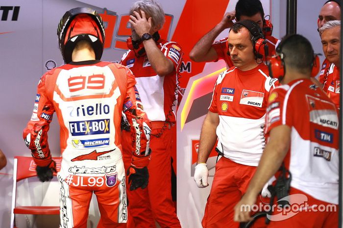 Jorge Lorenzo, Ducati Team and Luigi DallIgna, Ducati Team