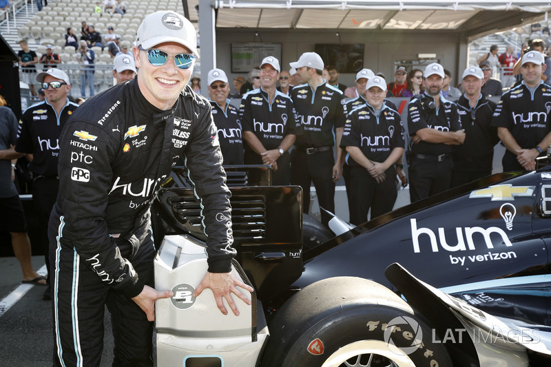 Polesitter Josef Newgarden, Team Penske Chevrolet