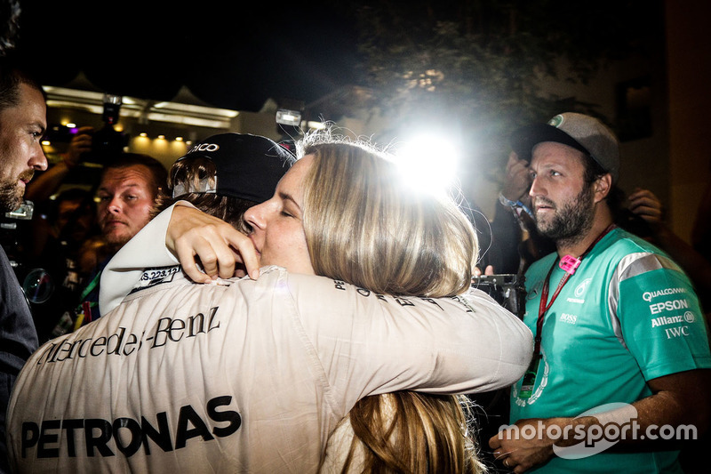 Nico Rosberg, Mercedes AMG F1 celebra su campeonato con el equipo y su esposa  Vivian Rosberg