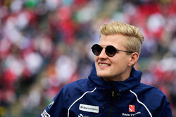Marcus Ericsson, Sauber F1 Team lors de la parade des pilotes