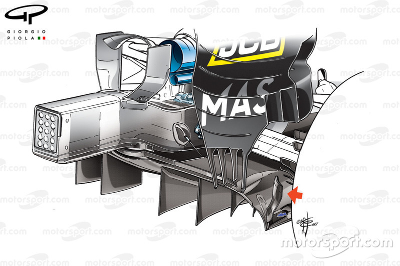 Williams FW40, difusor, Monaco GP