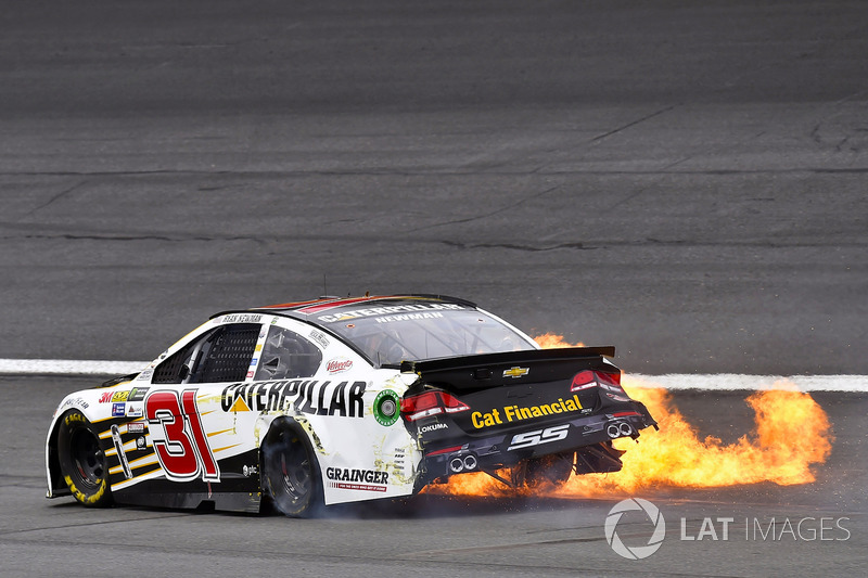 7. Ryan Newman, Richard Childress Racing Chevrolet crash