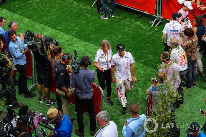 0- Sergio Pérez y Esteban Ocon, Sahara Force India