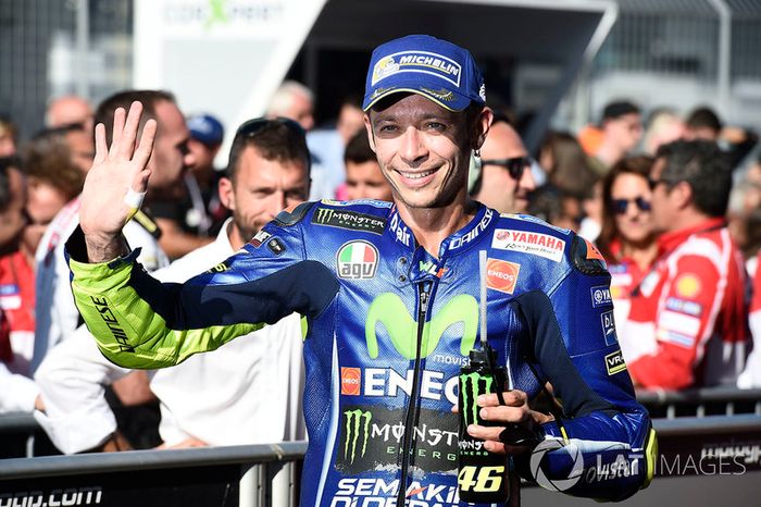 Tercer lugar Valentino Rossi, Yamaha Factory Racing