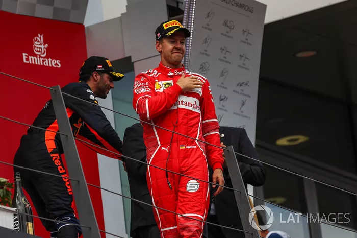 Podyum: 2. Sebastian Vettel, Ferrari