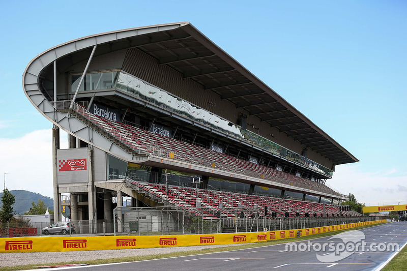 Grandstand and Track View