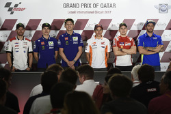 Cal Crutchlow, Team LCR Honda, Maverick Vinales, Yamaha Factory Racing, Valentino Rossi, Yamaha Factory Racing, Marc Marquez, Repsol Honda Team, Jorge Lorenzo, Ducati Team, Andrea Iannone, Team Suzuki MotoGP