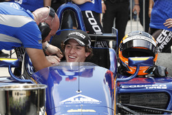 Race winner Matheus Leist, Carlin