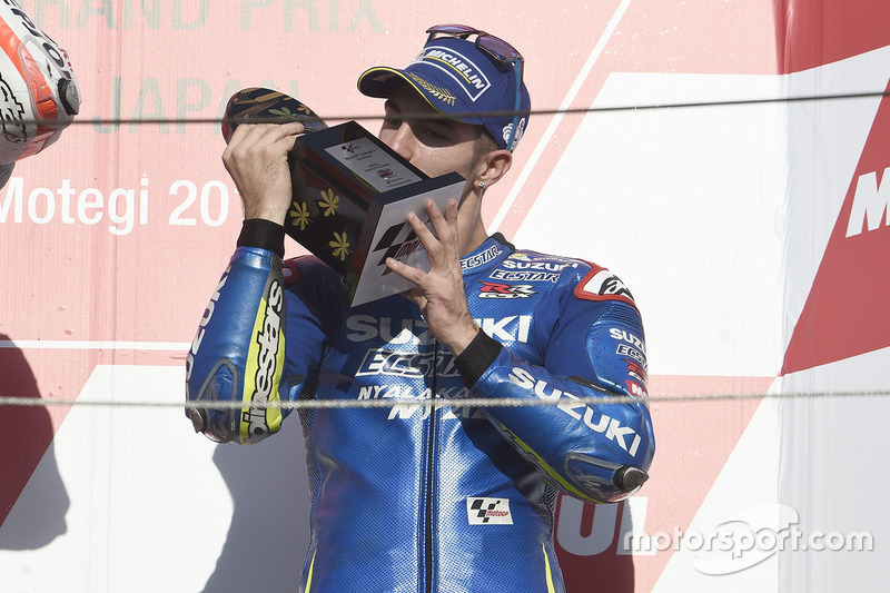Подіум: Третє місце Маверік Віньялес , Team Suzuki Ecstar MotoGP