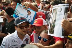Felipe Massa, Williams with fans