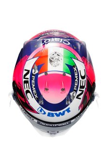 Le nouveau casque de Sergio Perez