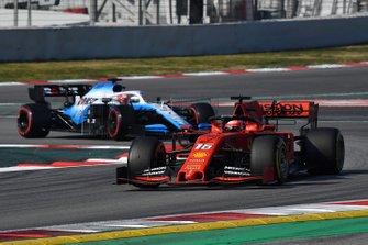 Charles Leclerc, Ferrari SF90 et Robert Kubica, Williams FW42
