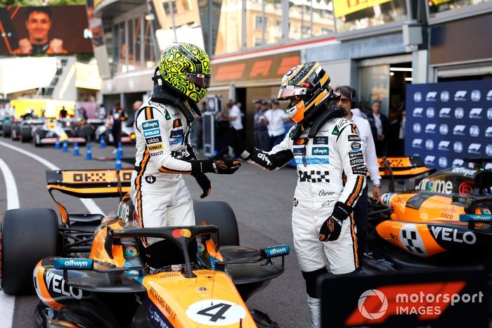 Lando Norris, McLaren, Oscar Piastri