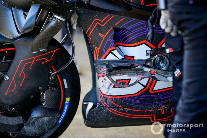 Jorge Martín, Aprilia Racing, detalles de la moto