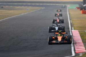 Charles Leclerc, Ferrari, Lando Norris, McLaren, George Russell, Mercedes