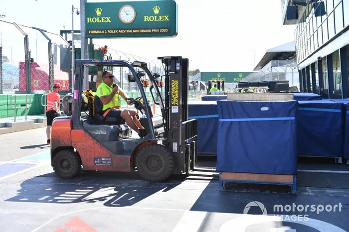 Arribo de los equipos