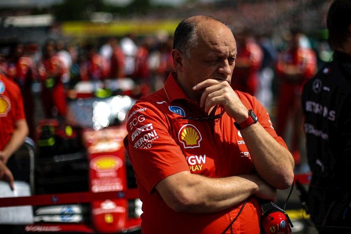 Frederic Vasseur, Director del equipo y Director General de la Scuderia Ferrari