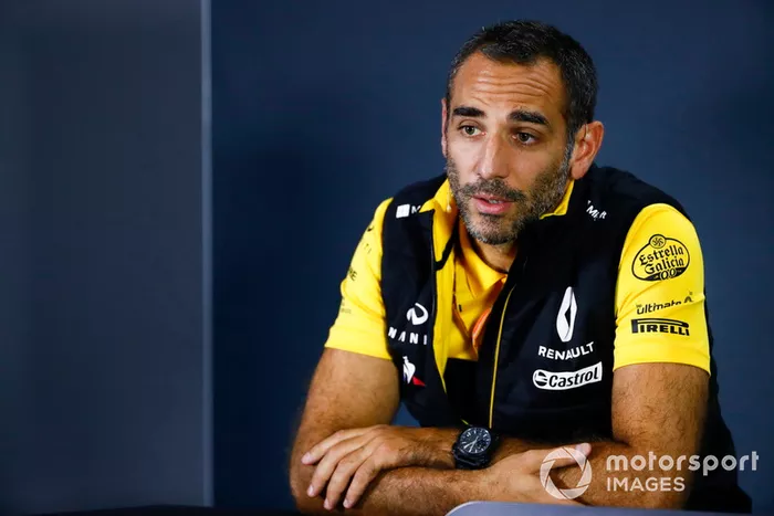Cyril Abiteboul, Managing Director, Renault Sport F1 Team, in conferenza stampa