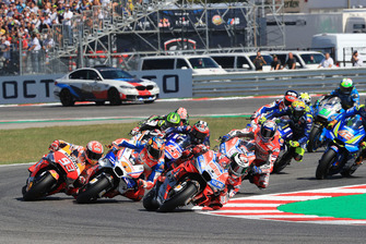 Jorge Lorenzo, Ducati Team, al comando alla partenza