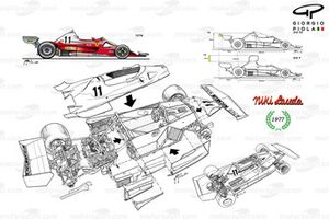 Ferrari 312T2 poster