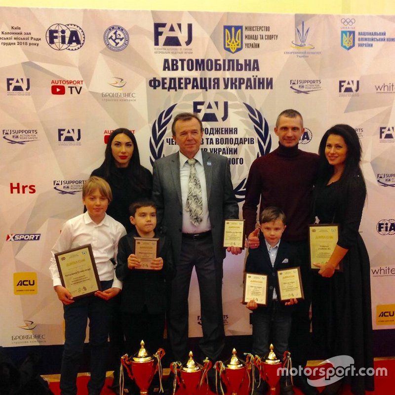 Нагородження учасників Чемпіонату України з картингу