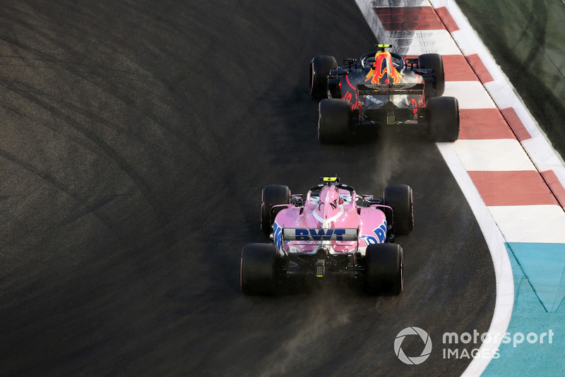 Естебан Окон, Racing Point Force India VJM11, Макс Ферстаппен, Red Bull Racing RB14