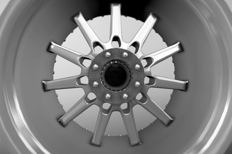 Animazione cerchi forati Mercedes F1 AMG W09