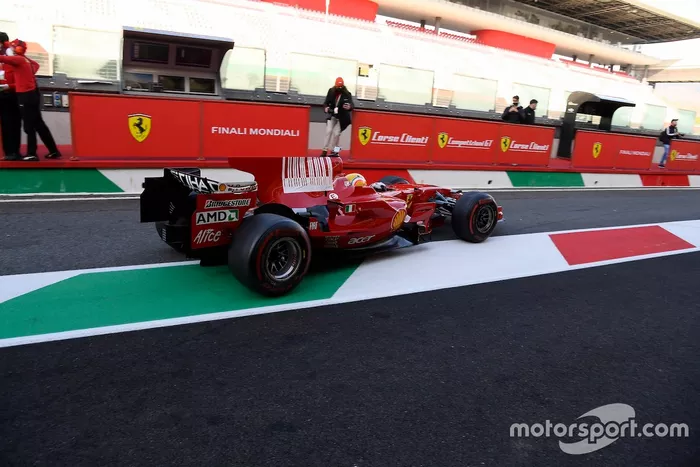 Sebastián Montoya en el Ferrari F2008