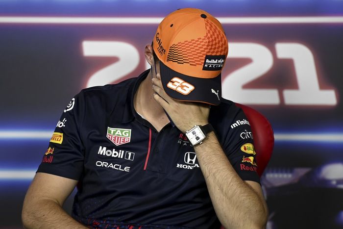 Max Verstappen, Red Bull Racing en la conferencia de prensa