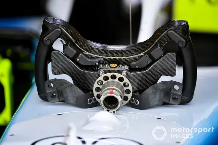 El volante de un Williams FW42