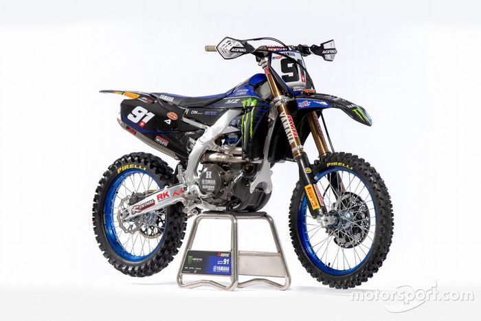 La moto de Jeremy Seewer, Monster Energy Yamaha Factory Racing