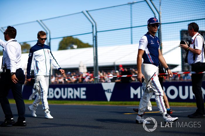 Lance Stroll, Williams Racing, y Sergey Sirotkin, Williams Racing
